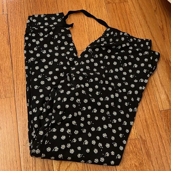 Black leggings with drawstrings - Picture 3 of 3